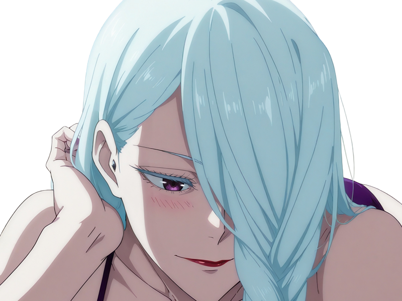 mei mei-mei exorciste classe-1 independante jujutsu-kaisen jjk anime manga waifu femme saison-2 cheveux-blancs yeux-violets venale