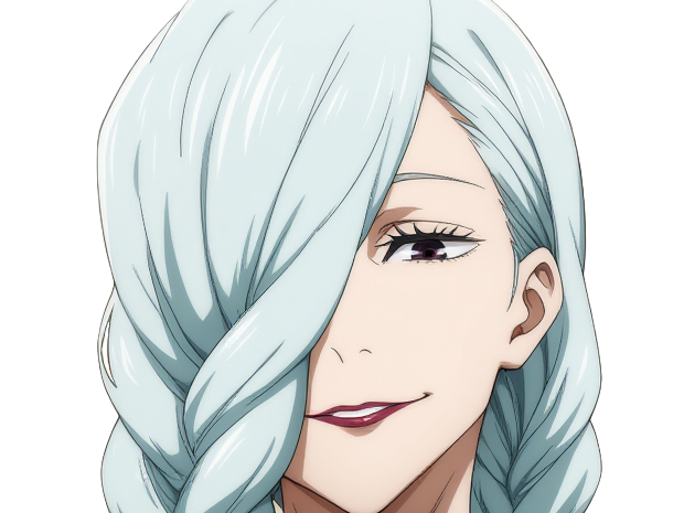 mei mei-mei exorciste classe-1 independante jujutsu-kaisen jjk anime manga waifu femme saison-2 cheveux-blancs yeux-violets venale