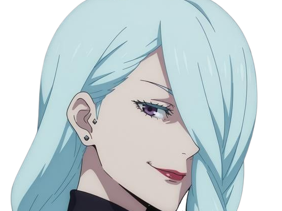 mei mei-mei exorciste classe-1 independante jujutsu-kaisen jjk anime manga waifu femme saison-2 cheveux-blancs yeux-violets venale