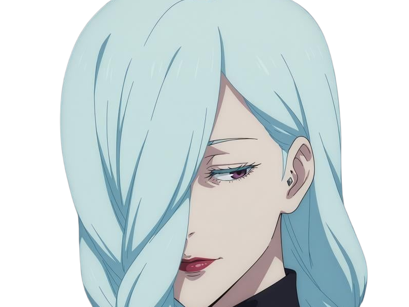 mei mei-mei exorciste classe-1 independante jujutsu-kaisen jjk anime manga waifu femme saison-2 cheveux-blancs yeux-violets venale