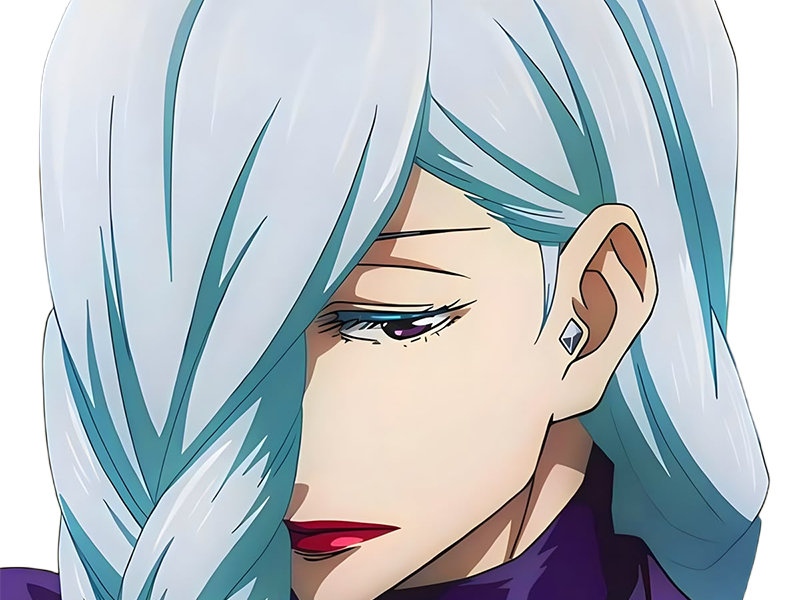 mei mei-mei exorciste classe-1 independante jujutsu-kaisen jjk anime manga waifu femme saison-2 cheveux-blancs yeux-violets venale