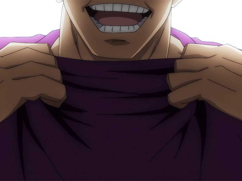 aoi todo jjk jujutsu-kaisen anime manga brother exorciste classe-s homme musculeux cheveux-noirs yeux-marons cicatrice tarax