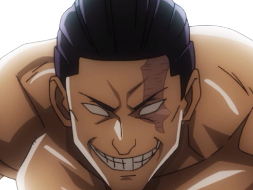 aoi todo jjk jujutsu-kaisen anime manga brother exorciste classe-s homme musculeux cheveux-noirs yeux-marons cicatrice tarax