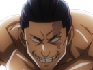 aoi-todo-jjk-jujutsu-kaisen-anime-manga-brother-exorciste-classe-s-homme-musculeux-cheveux-noirs-yeux-marons-cicatrice-tarax