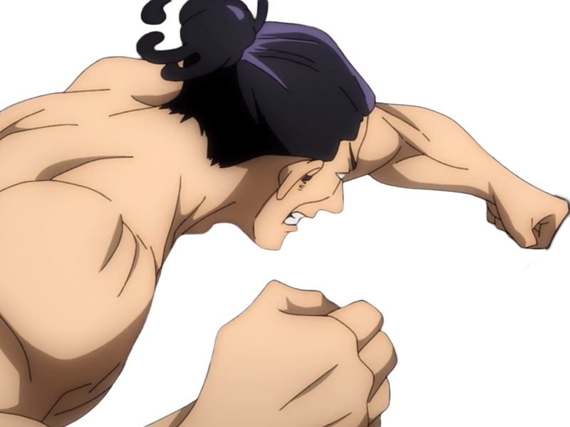 aoi todo jjk jujutsu-kaisen anime manga brother exorciste classe-s homme musculeux cheveux-noirs yeux-marons cicatrice tarax