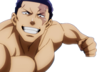 aoi-todo-jjk-jujutsu-kaisen-anime-manga-brother-exorciste-classe-s-homme-musculeux-cheveux-noirs-yeux-marons-cicatrice-tarax