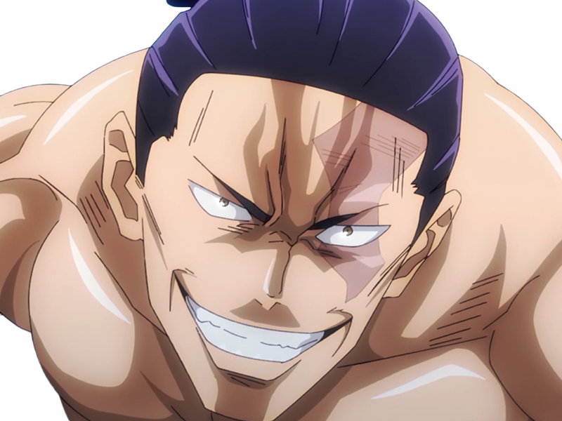 aoi todo jjk jujutsu-kaisen anime manga brother exorciste classe-s homme musculeux cheveux-noirs yeux-marons cicatrice tarax