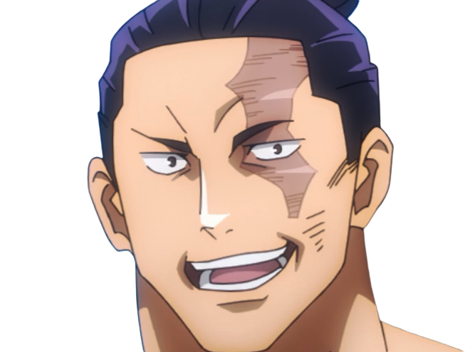 aoi todo jjk jujutsu-kaisen anime manga brother exorciste classe-s homme musculeux cheveux-noirs yeux-marons cicatrice tarax