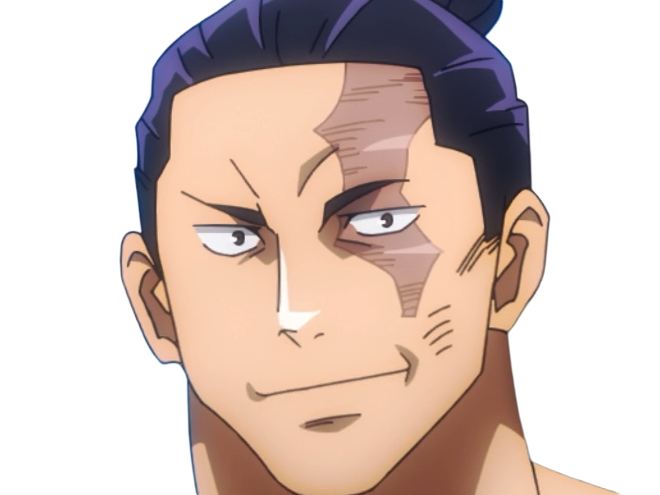 aoi todo jjk jujutsu-kaisen anime manga brother exorciste classe-s homme musculeux cheveux-noirs yeux-marons cicatrice tarax