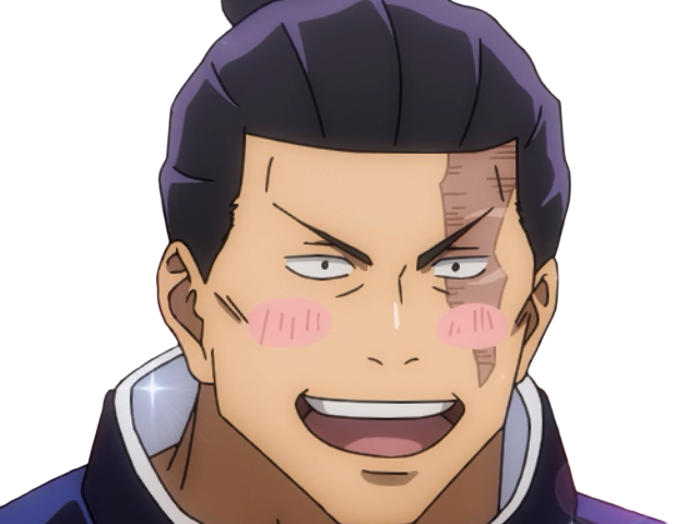 aoi todo jjk jujutsu-kaisen anime manga brother exorciste classe-s homme musculeux cheveux-noirs yeux-marons cicatrice tarax