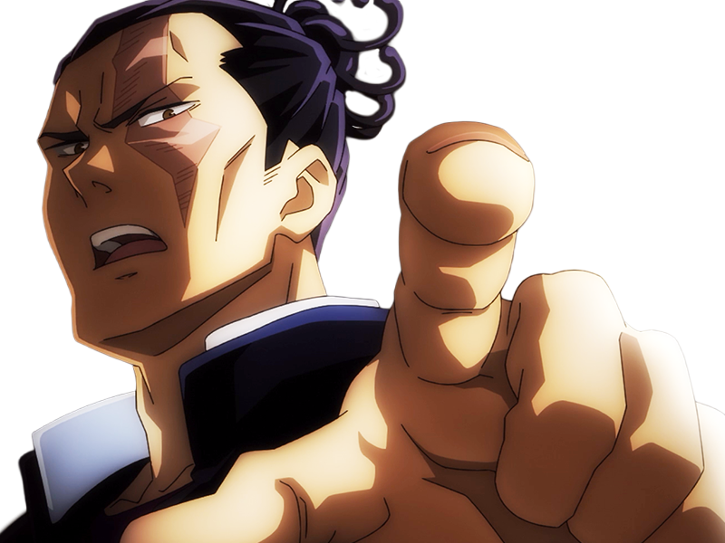 aoi todo jjk jujutsu-kaisen anime manga brother exorciste classe-s homme musculeux cheveux-noirs yeux-marons cicatrice tarax