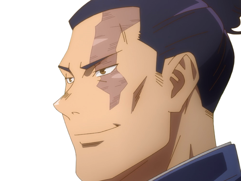 aoi todo jjk jujutsu-kaisen anime manga brother exorciste classe-s homme musculeux cheveux-noirs yeux-marons cicatrice tarax