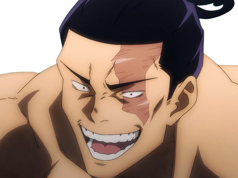 aoi todo jjk jujutsu-kaisen anime manga brother exorciste classe-s homme musculeux cheveux-noirs yeux-marons cicatrice tarax