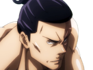 aoi-todo-jjk-jujutsu-kaisen-anime-manga-brother-exorciste-classe-s-homme-musculeux-cheveux-noirs-yeux-marons-cicatrice-tarax