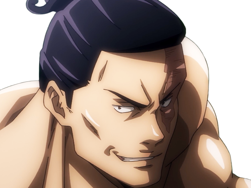 aoi todo jjk jujutsu-kaisen anime manga brother exorciste classe-s homme musculeux cheveux-noirs yeux-marons cicatrice tarax