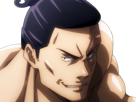 aoi-todo-jjk-jujutsu-kaisen-anime-manga-brother-exorciste-classe-s-homme-musculeux-cheveux-noirs-yeux-marons-cicatrice-tarax