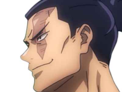 aoi todo jjk jujutsu-kaisen anime manga brother exorciste classe-s homme musculeux cheveux-noirs yeux-marons cicatrice tarax