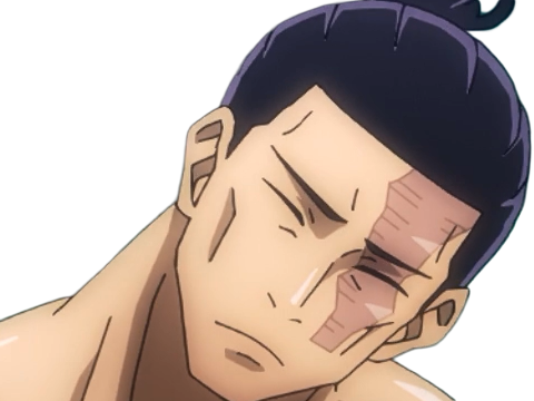 aoi todo jjk jujutsu-kaisen anime manga brother exorciste classe-s homme musculeux cheveux-noirs yeux-marons cicatrice tarax