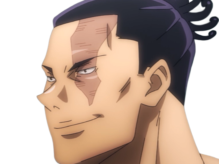 aoi todo jjk jujutsu-kaisen anime manga brother exorciste classe-s homme musculeux cheveux-noirs yeux-marons cicatrice tarax