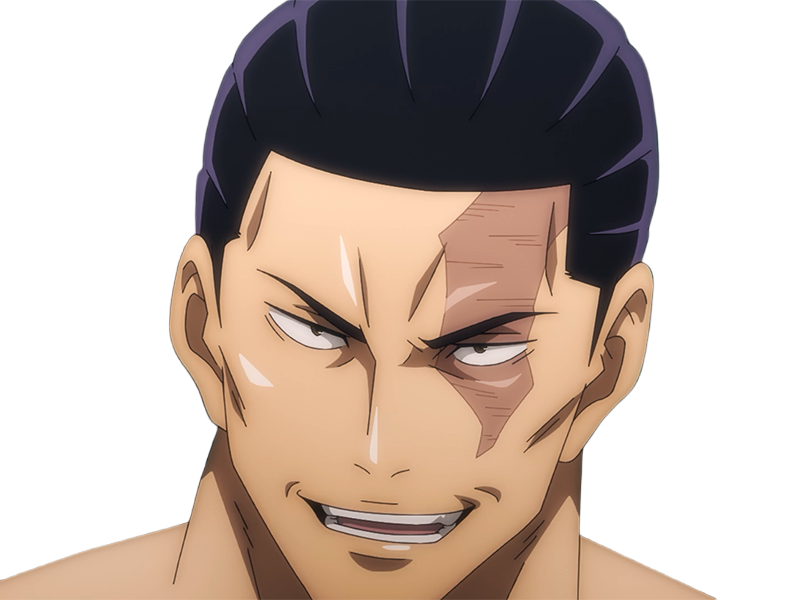 aoi todo jjk jujutsu-kaisen anime manga brother exorciste classe-s homme musculeux cheveux-noirs yeux-marons cicatrice tarax