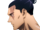 aoi-todo-jjk-jujutsu-kaisen-anime-manga-brother-exorciste-classe-s-homme-musculeux-cheveux-noirs-yeux-marons-cicatrice-tarax