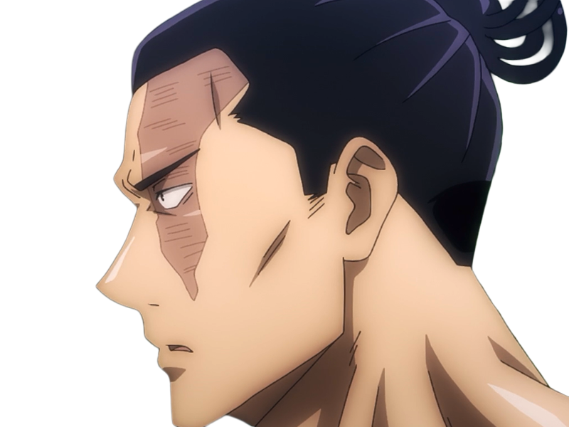 aoi todo jjk jujutsu-kaisen anime manga brother exorciste classe-s homme musculeux cheveux-noirs yeux-marons cicatrice tarax