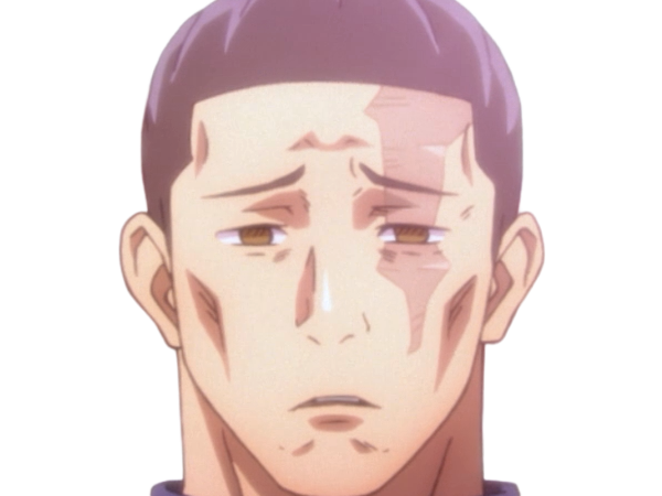 aoi todo jjk jujutsu-kaisen anime manga brother exorciste classe-s homme musculeux cheveux-noirs yeux-marons cicatrice tarax