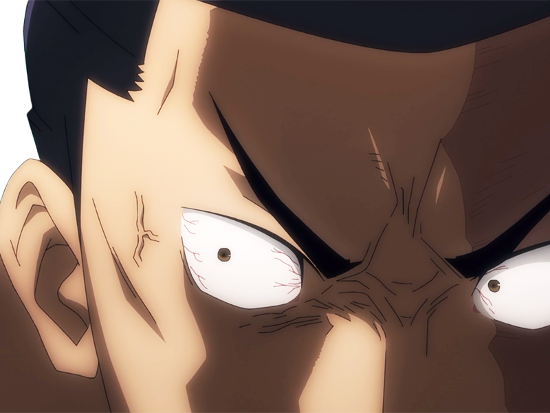 aoi todo jjk jujutsu-kaisen anime manga brother exorciste classe-s homme musculeux cheveux-noirs yeux-marons cicatrice tarax