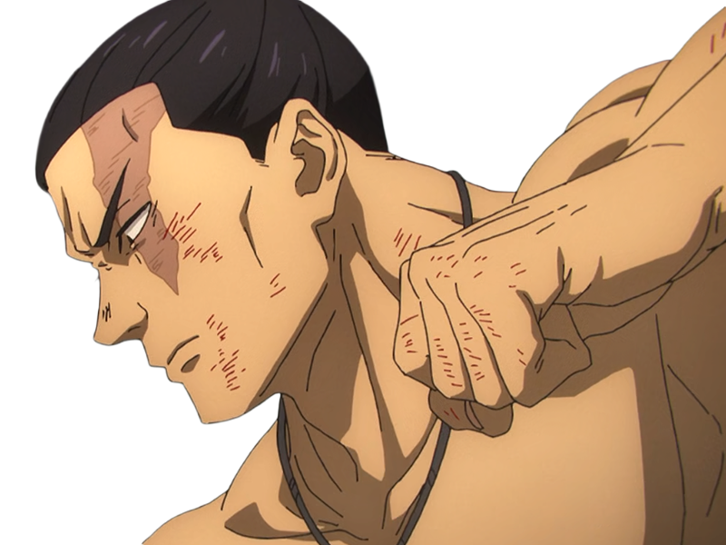 aoi todo jjk jujutsu kaisen anime manga brother exorciste classe s homme musculeux cheveux noirs