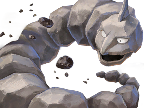 onix iwark pokemon pkm anime jeu type roche sol 1g kanto serpenroc
