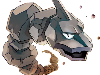 onix iwark pokemon pkm anime jeu type roche sol 1g kanto serpenroc