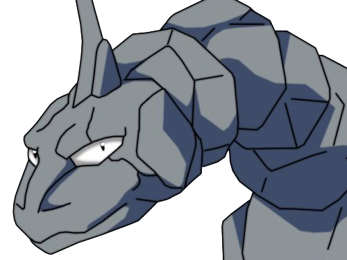 onix iwark pokemon pkm anime jeu type roche sol 1g kanto serpenroc