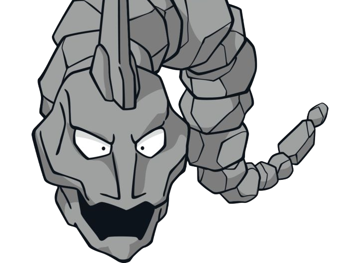 onix iwark pokemon pkm anime jeu type roche sol 1g kanto serpenroc