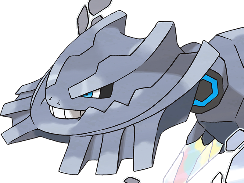 mega-steelix mega steelix haganeil pokemon pkm anime jeu type acier sol mega-evolution 2g johto serpenfer