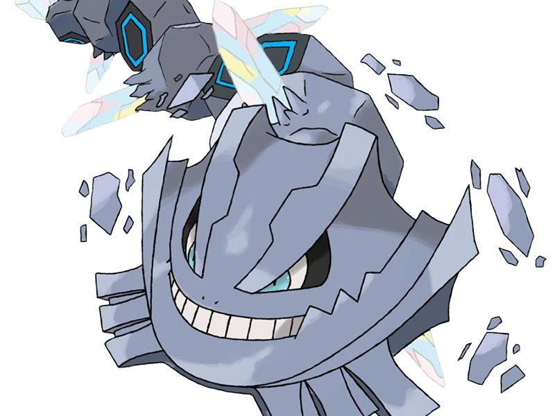 mega-steelix mega steelix haganeil pokemon pkm anime jeu type acier sol mega-evolution 2g johto serpenfer