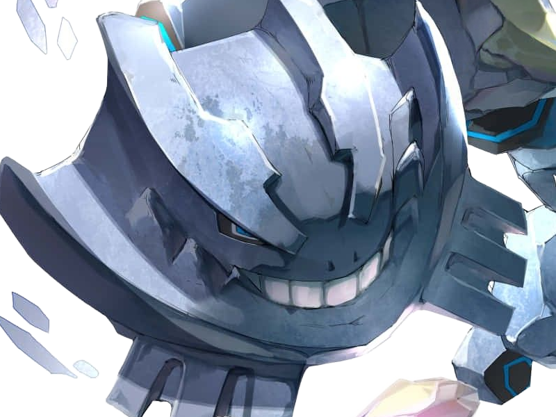 mega-steelix mega steelix haganeil pokemon pkm anime jeu type acier sol mega-evolution 2g johto serpenfer