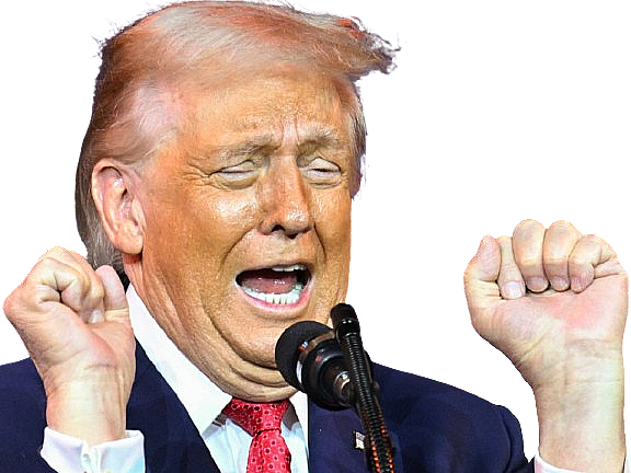 trump donald poings poing ah aaah han hanw mmh jouit jouir jouissance bouche ouverte knifos