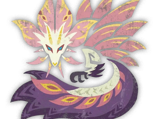 mizutsune tamamitsune monster hunter mh leviathan renard eau bulles creature elegante gracieuse yeux-bleus ecailles-roses 4eme-generation