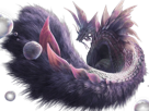 mizutsune-tamamitsune-monster-hunter-mh-leviathan-renard-eau-bulles-creature-elegante-gracieuse-yeux-bleus-ecailles-roses-4eme-generation