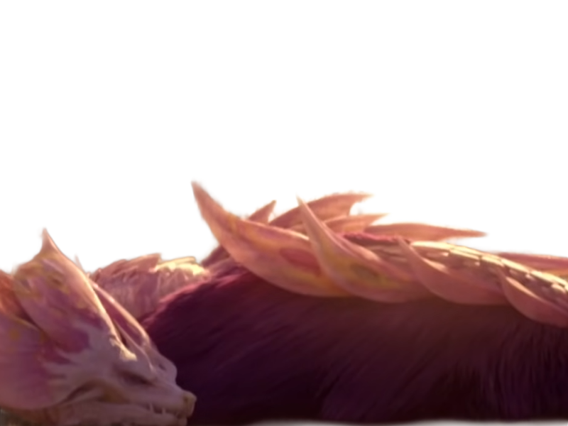 mizutsune tamamitsune monster hunter mh leviathan renard eau bulles creature elegante gracieuse yeux-bleus ecailles-roses 4eme-generation