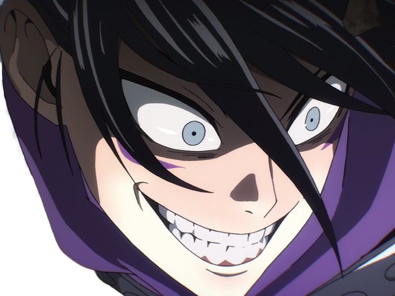 sonic foudroyant speed-o-sound one-punch-man opm anime manga humain homme ninja criminel mercenaire tueur-a-gage cheveux-noirs yeux-gris