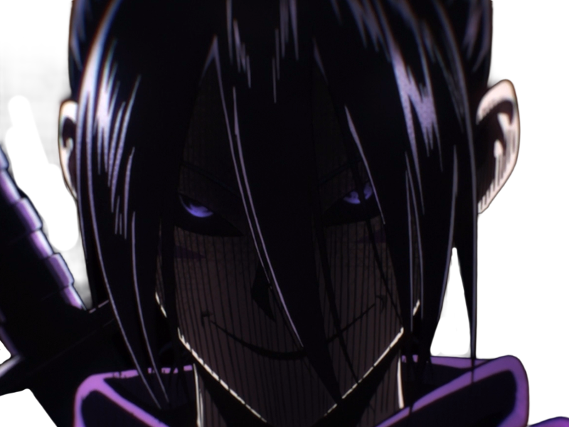 sonic foudroyant speed-o-sound one-punch-man opm anime manga humain homme ninja criminel mercenaire tueur-a-gage cheveux-noirs yeux-gris