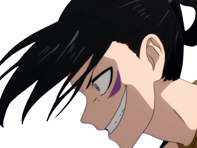 sonic foudroyant speed-o-sound one-punch-man opm anime manga humain homme ninja criminel mercenaire tueur-a-gage cheveux-noirs yeux-gris