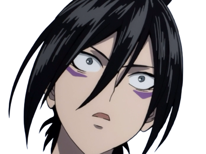 sonic foudroyant speed-o-sound one-punch-man opm anime manga humain homme ninja criminel mercenaire tueur-a-gage cheveux-noirs yeux-gris