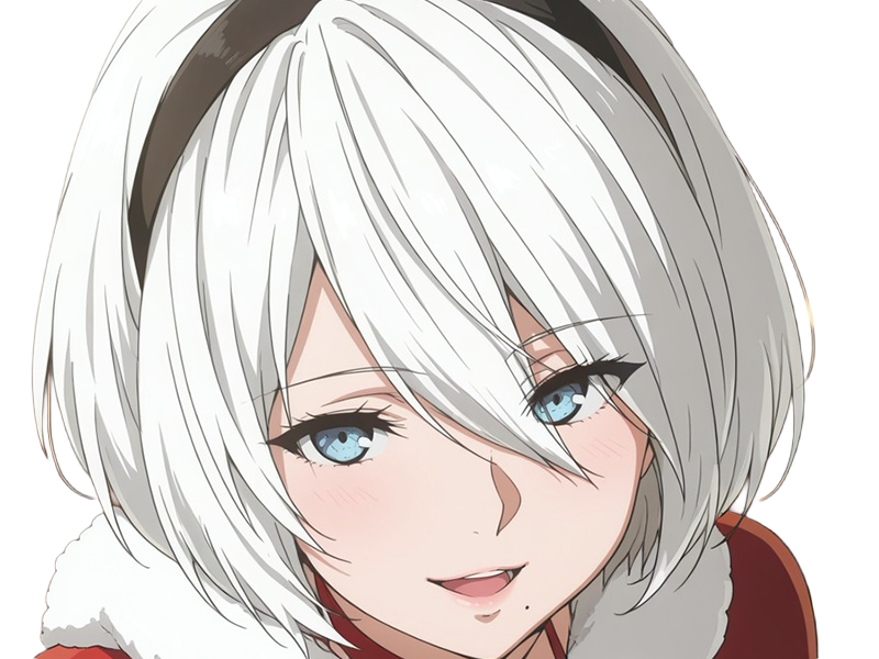 Sticker 2b moupe sans bandeau nier automata morgane waifu robot androide par Dark-63