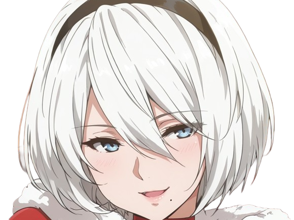 Sticker 2b moupe sans bandeau nier automata morgane waifu robot androide par Dark-63
