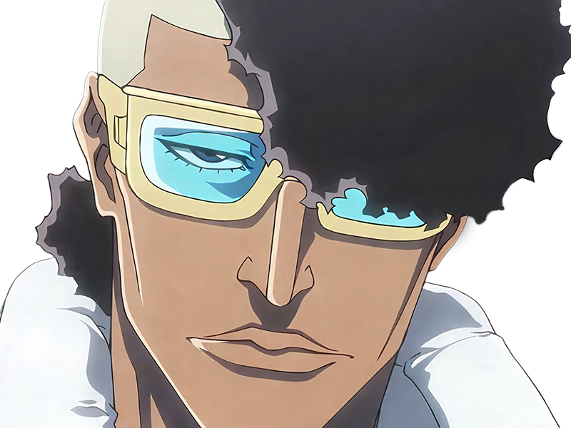 oetsu nimaiya bleach anime manga shinigami ame division-zero garde-royal forgeron-zanpakuto dieu-des-sabres homme black cheveux-noirs lunettes-de-soleil