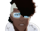 oetsu-nimaiya-bleach-anime-manga-shinigami-ame-division-zero-garde-royal-forgeron-zanpakuto-dieu-des-sabres-homme-black-cheveux-noirs-lunettes-de-soleil