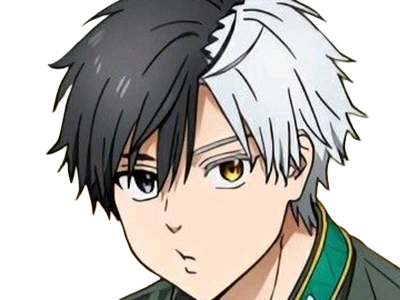 haruka sakura othello wind breaker anime manga protagoniste delinquant combattant lyceen homme cheveux-noirs-blancs yeux-gris-jaunes bicolor