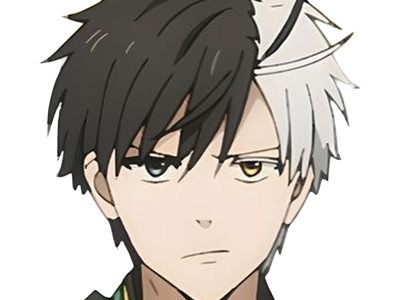 haruka sakura othello wind breaker anime manga protagoniste delinquant combattant lyceen homme cheveux-noirs-blancs yeux-gris-jaunes bicolor